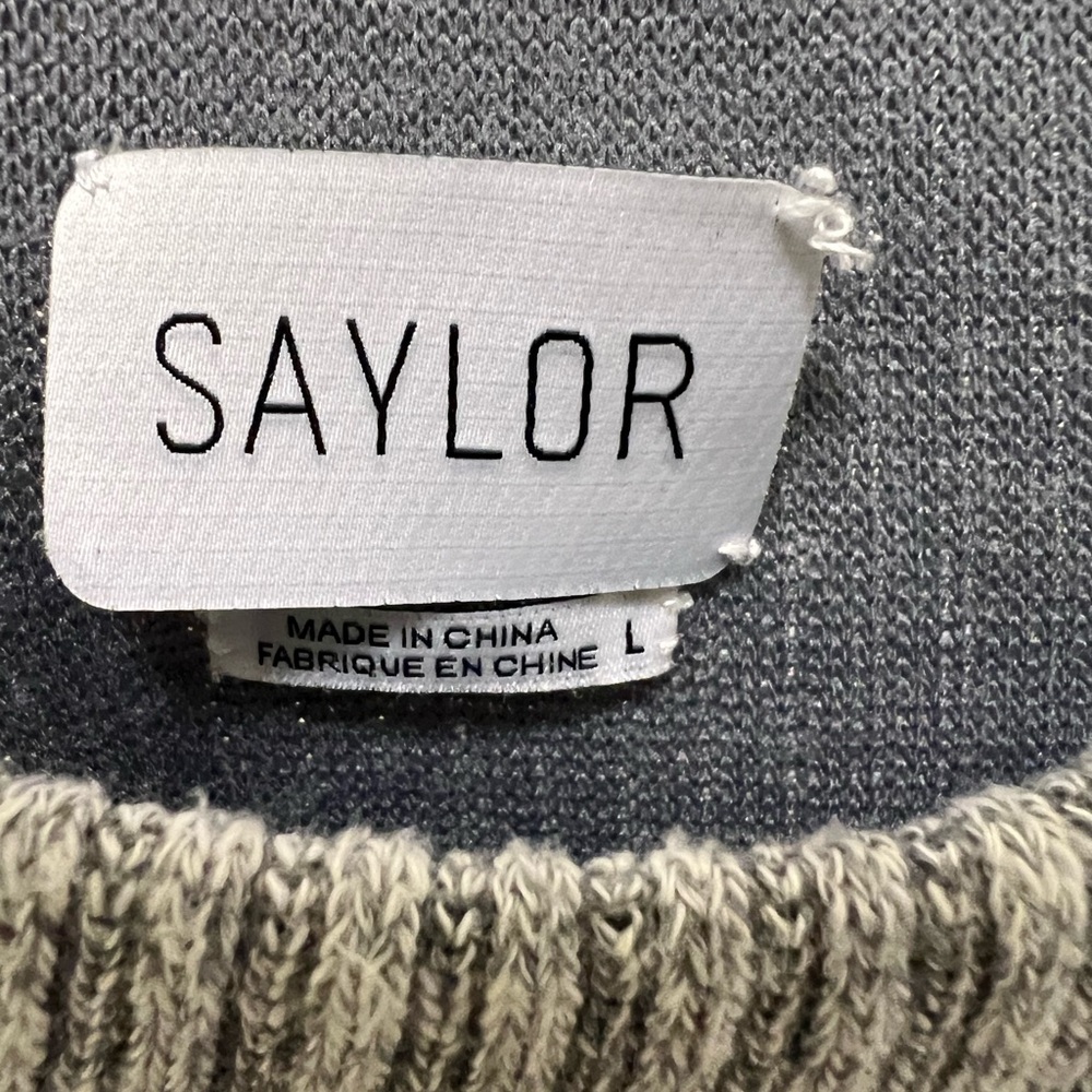 NWOT Saylor Ruffle Cold Shoulder Sweater - Picture 7 of 8